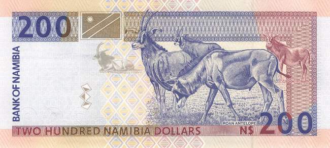 Namibia p10b1 200 Dollar